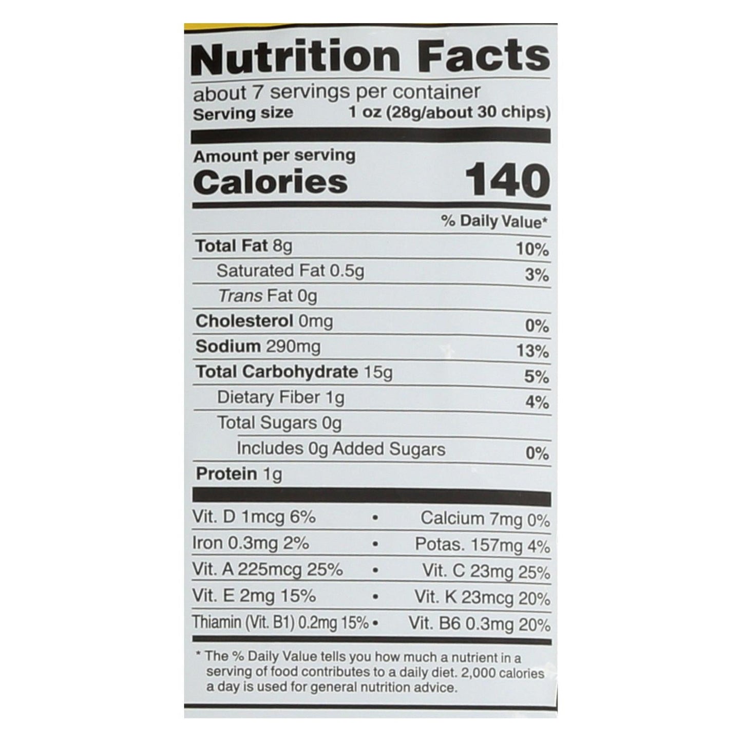 Good Health Veggie Chips: Savory Sea Salt Flavor, (Pack of 10 - 6.25 Oz. Bags)