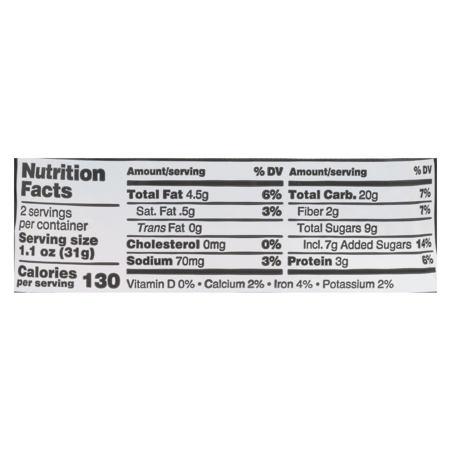 Kate's Real Food Organic Dark Chocolate Cherry Almond Energy Bar, 2.2 oz, Case of 12