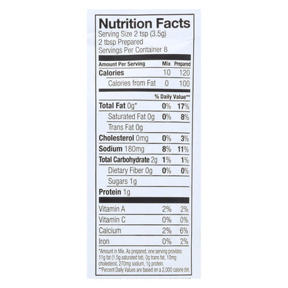 Simply Organic Ranch Salad Dressing Mix, Case of 12, 1 Oz. Packets