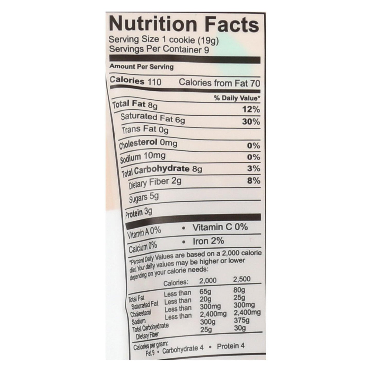 Emmy's Organics Creamy Peanut Butter Organic Coconut Cookies (Pack of 8 - 6 Oz.)