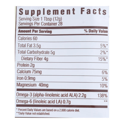 Spectrum Essentials Organic Chia Seeds - 12 Oz. for Omega-3 & Fiber
