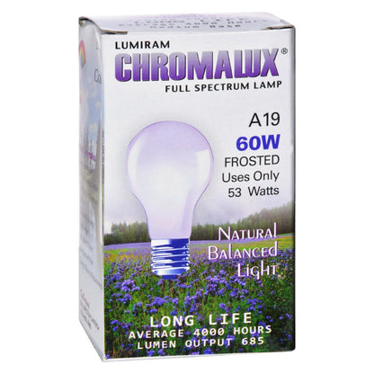 ChromaLux Frosted Incandescent Light Bulb - 60W