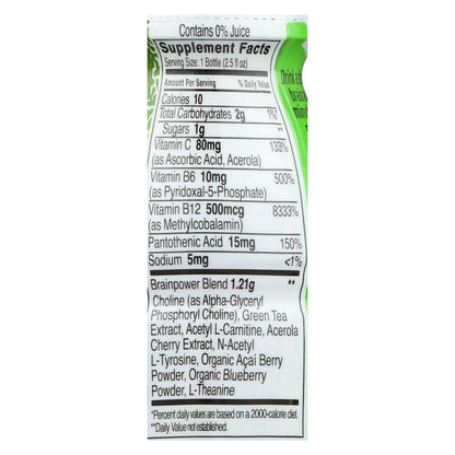 Brain Juice Peach Mango (Pack of 12 - 2.5 Fl. Oz.)