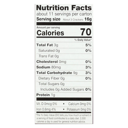 Milton's Baked Himalayan Salt Crackers 8 Pack 6 Oz
