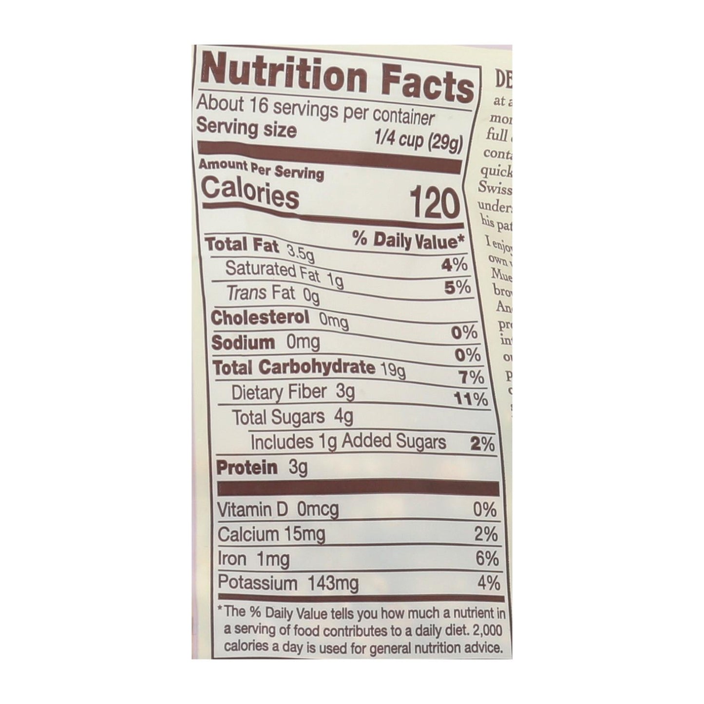 Bob's Red Mill Gluten Free European Style Muesli (Pack of 4 - 16 Oz.)