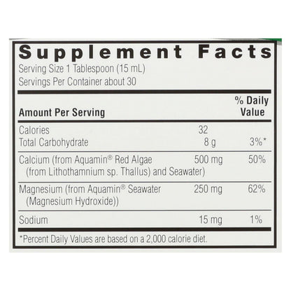 Nature's Answer Plant-Based Calcium Magnesium Liquid Supplement, 16 Fl. Oz.