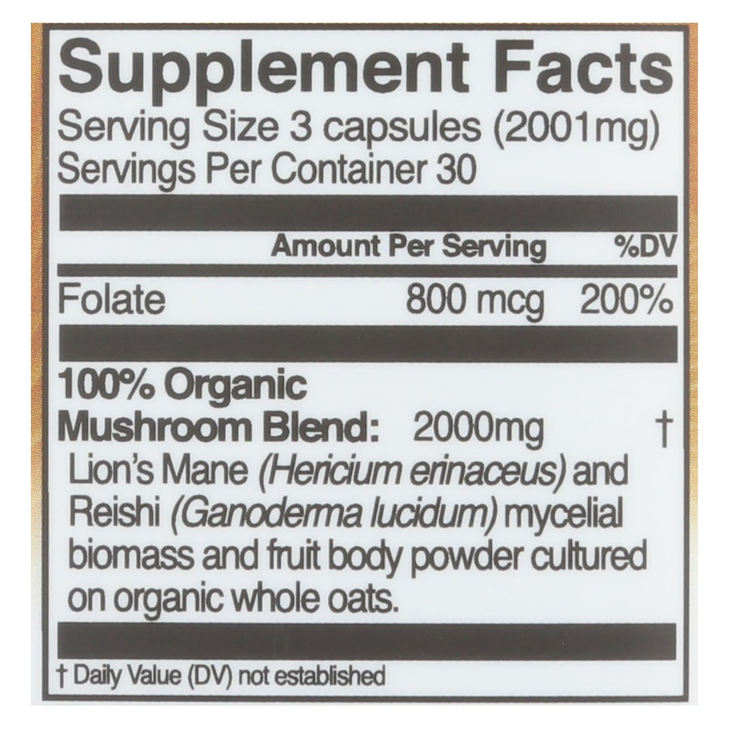 Om Mushroom Superfood Brain Fuel Capsules, 90 ct - Lion's Mane & Reishi (Packaging May Vary)