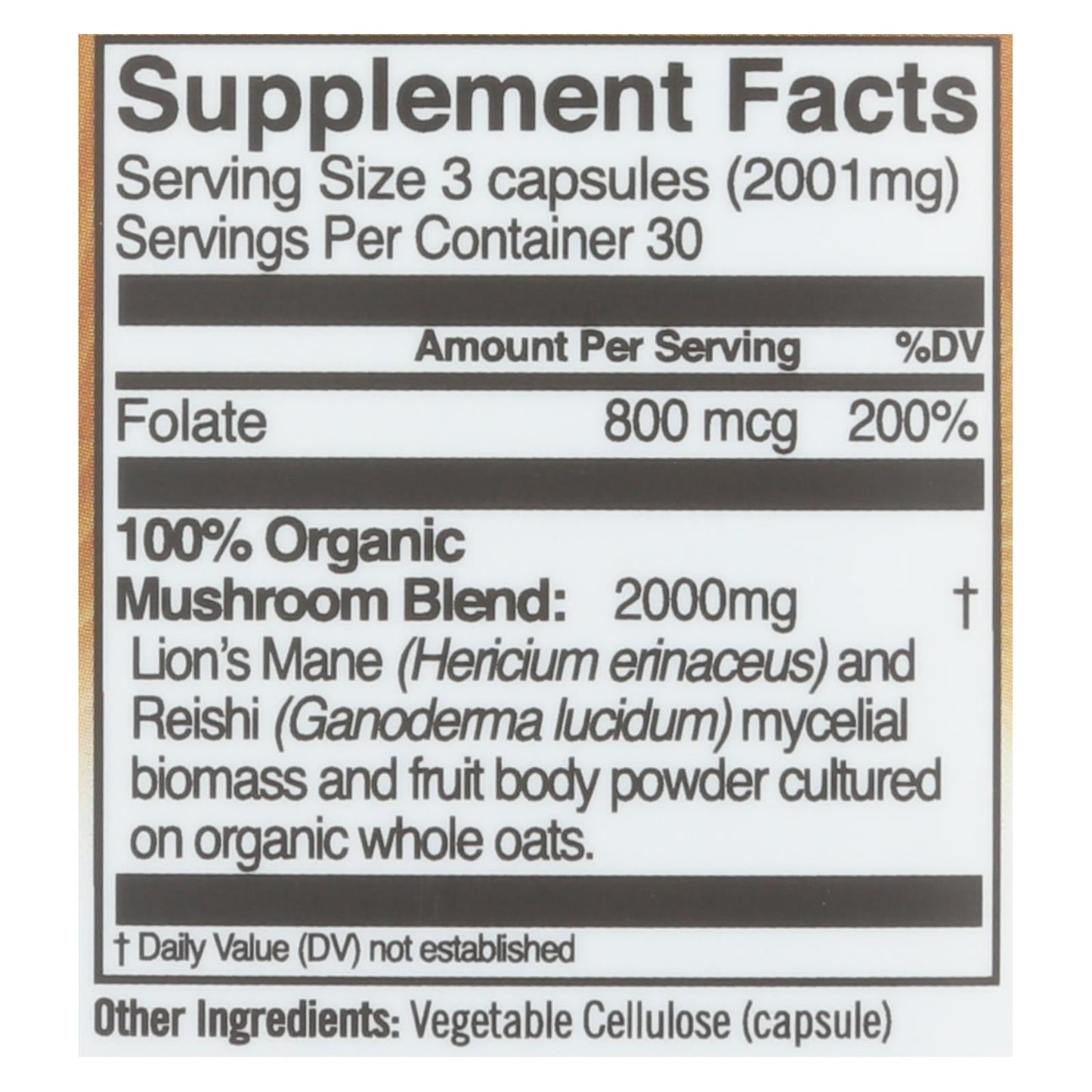 Om Mushroom Superfood Brain Fuel Capsules, 90 ct - Lion's Mane & Reishi (Packaging May Vary)