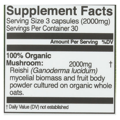 Om Mushroom Superfood Reishi Capsules, 90 Count