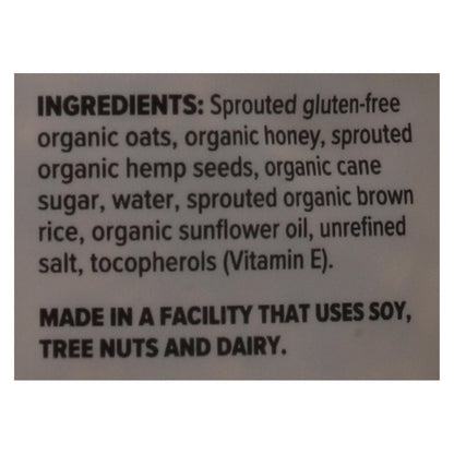 One Degree Organic Foods Sprouted Oat Hemp Granola - Honey (Pack of 6 - 11 Oz.)