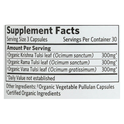 Organic India Tulsi Holy Basil, 90 Capsules