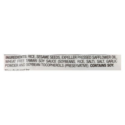 Sesmark Rice Thins: Sesame Flavor, 4.25 Oz. Pack of 12