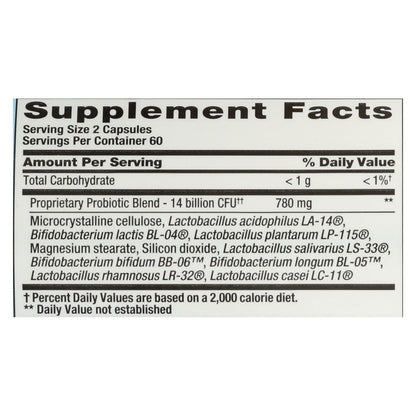 Nutrition Now PB 8 Pro-Biotic Acidophilus for Gut Health - 120 Veggie Caps
