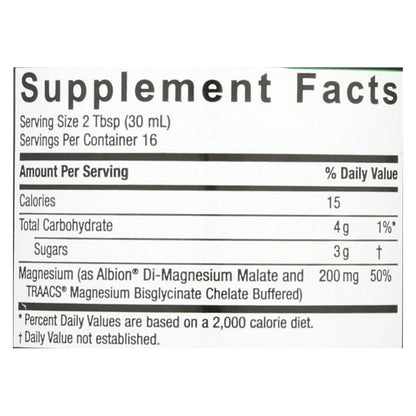 Nature's Answer - Liquid Magnesium Supplement for Enhanced Absorption (Pack of 16 Fl Oz)