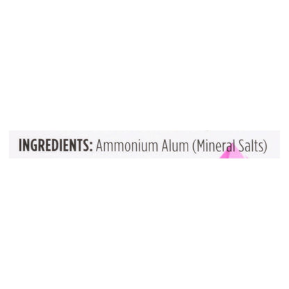 Crystal Mineral Deodorant Stone Unscented (5 Oz)