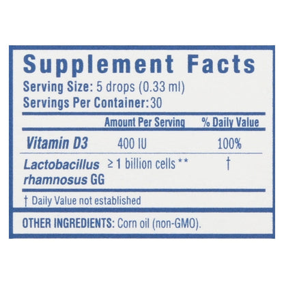 Mommy's Bliss Probiotic Drops with Vitamin D (0.34 Fl Oz)