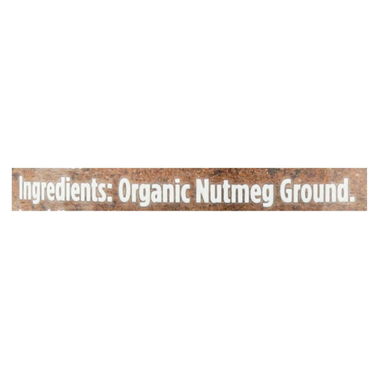 Organic Nutmeg Ground by Spicely Organics (Pack of 3 - 1.9 Oz.)
