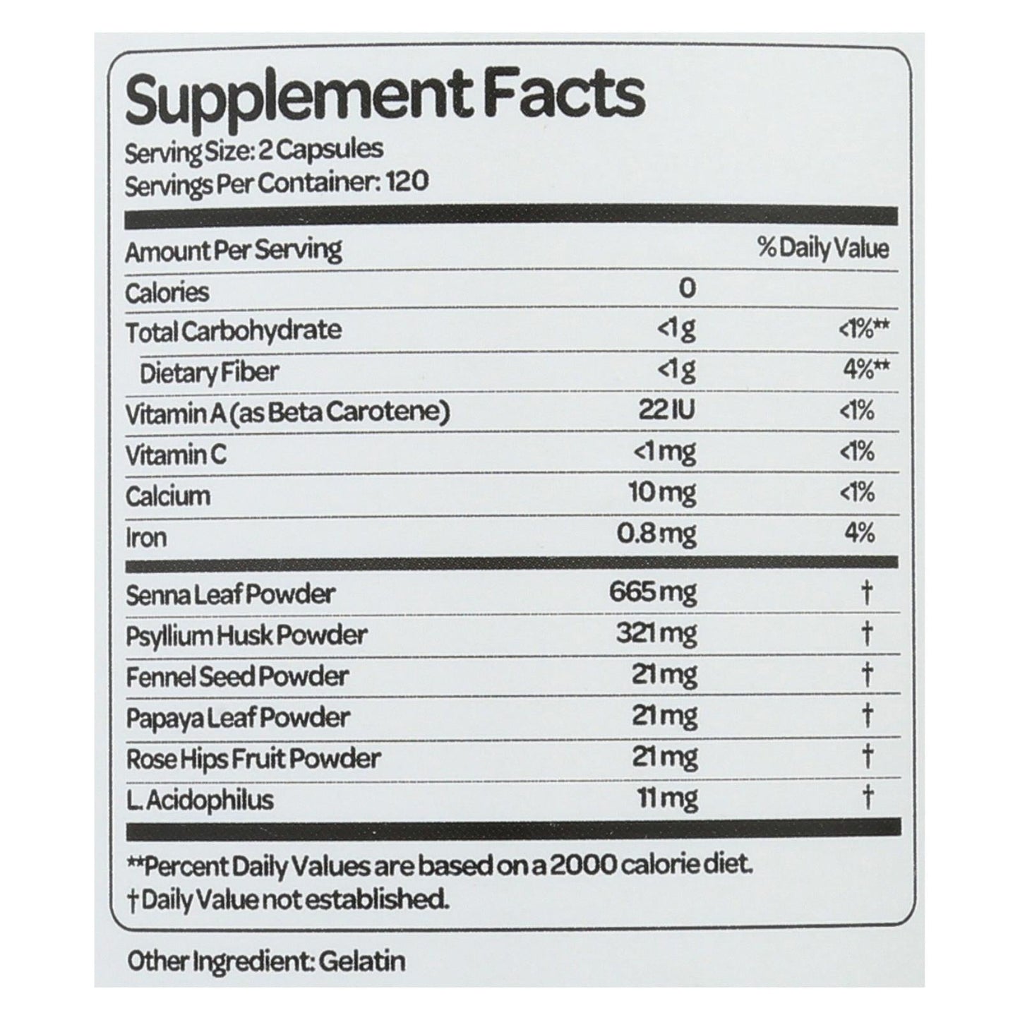 Health Plus Super Colon Cleanse, 240 Capsules, 500 mg | Detoxify & Rejuvenate