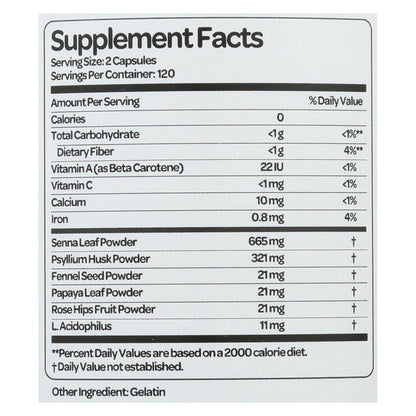 Health Plus Super Colon Cleanse, 240 Capsules, 500 mg | Detoxify & Rejuvenate