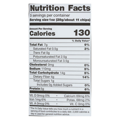 Beanitos White Bean Chips, Restaurant Style, 5 oz, Pack of 6