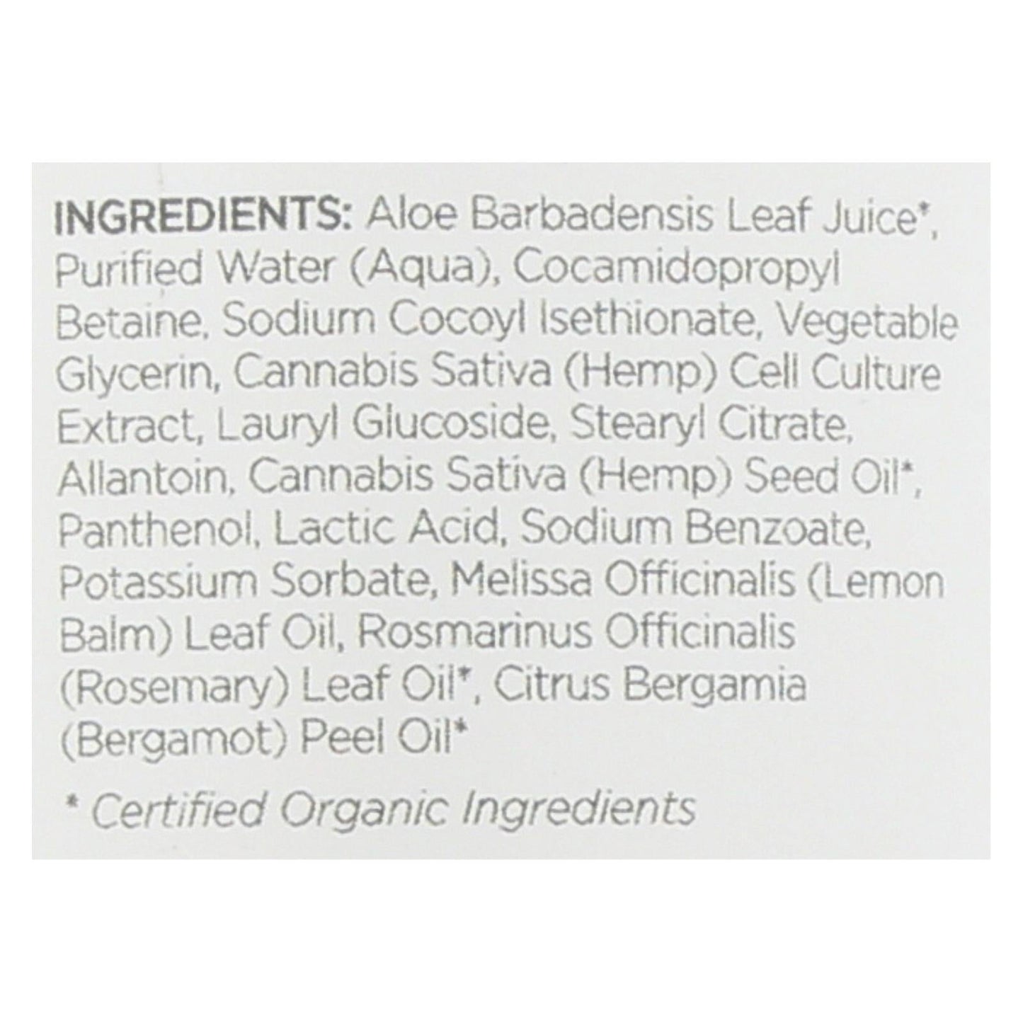Andalou Naturals Rosemary + Lemon Balm Shower Gel - 8 Fl Oz