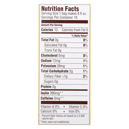 Teeccino Herbal Coffee, Vanilla Nut Flavor (Pack of 6 - 10 Tea Bags)