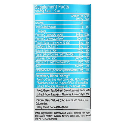 Lifeaid Focusaid Energy Drink (Pack of 12 - 12 fl oz)