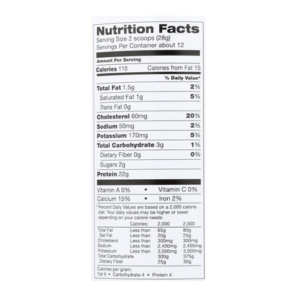Tera's Whey Protein - RBGH-Free, 12 Oz Unsweetened Plain