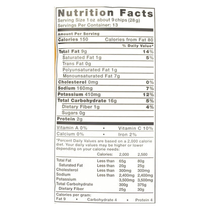 Kettle Brand Salt & Pepper Krinkle Cut Potato Chips, Premium Quality, (Pack of 9 - 13 Oz.)