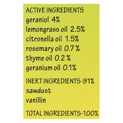Neem Aura Naturals Outdoor Citronella Sticks, 10 Pack