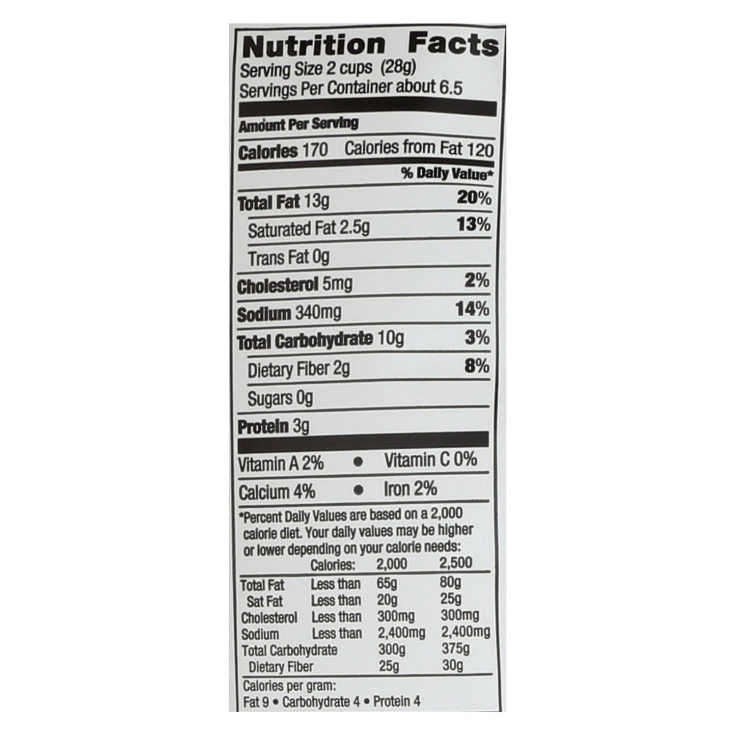 G.h. Cretors Just The Cheese Corn: 6.5 Oz. Pack of 12