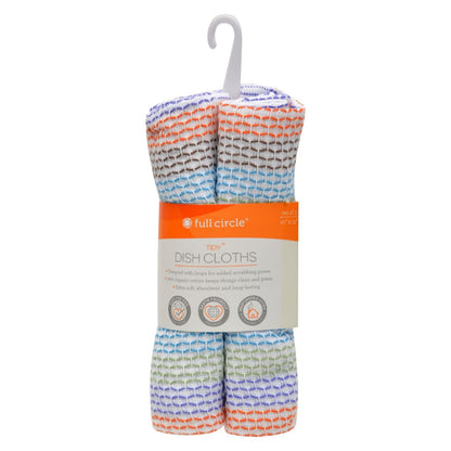 Full Circle Home Tidy Dish Cloths - 36 Pack, 12x12 Inch