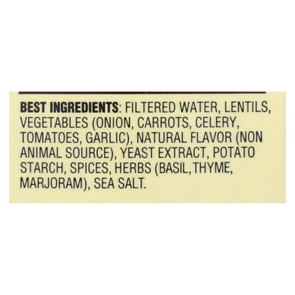Dr. McDougall's Lower Sodium Lentil Soup, Case of 6, 18 oz Each, Hearty Plant-Based Meal