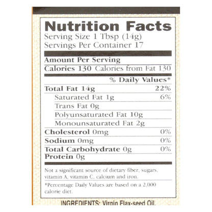 International Collection Virgin Flaxseed Oil - 6-Pack - 8.45 fl oz