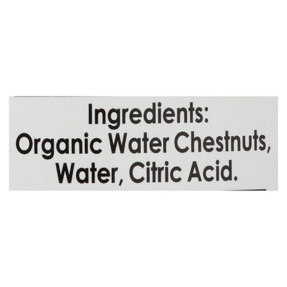 Native Forest Organic Sliced Water Chestnuts - 6 Pack, 8 Oz Each
