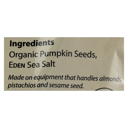 Eden Foods Dry Roasted Organic Pumpkin Seeds - 4 Oz. (Pack of 15)