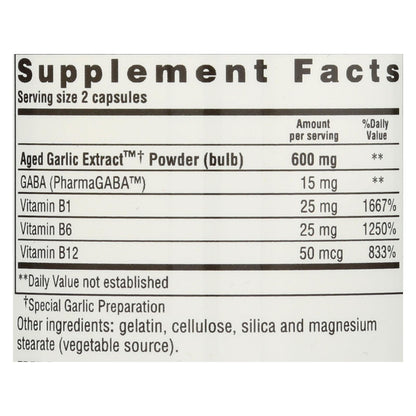 Kyolic Stress and Fatigue Relief Formula 101, 100 Capsules