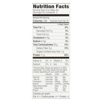 Explore Cuisine Organic Red Lentil Penne, 8 oz, Pack of 6
