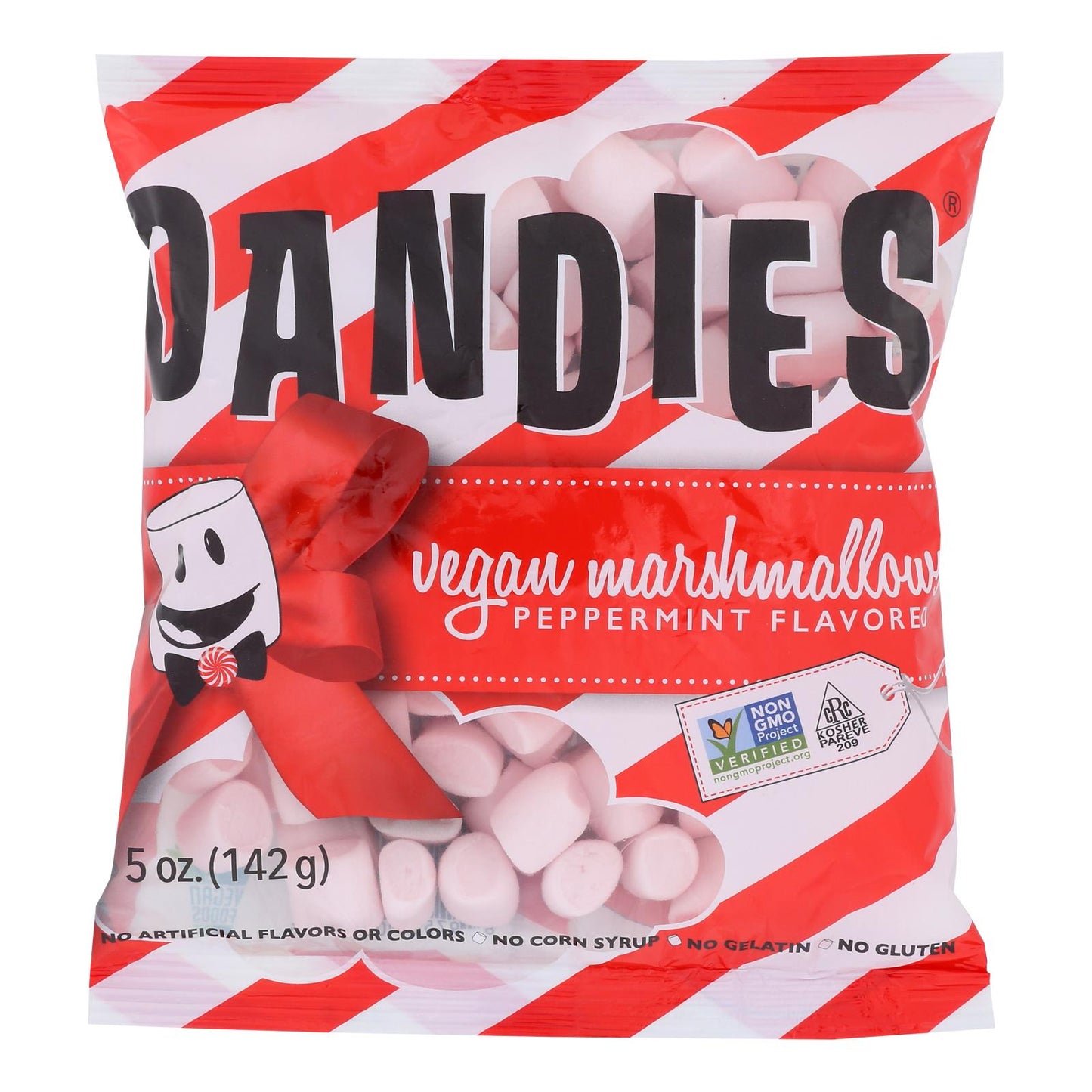 Dandies Vegan Peppermint Marshmallows, 5 Oz. (Pack of 10)