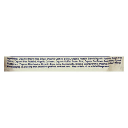GoMacro Organic Blueberry Cashew Butter Bars, 2.3 oz, Case of 12