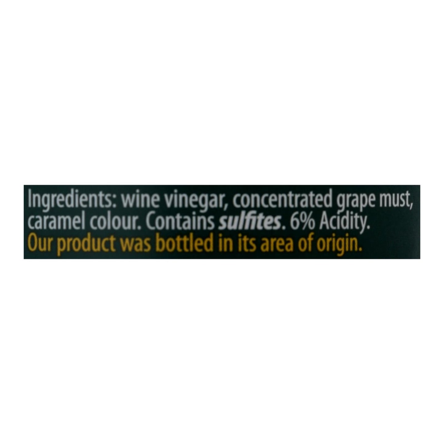 Monari Federzoni Premium Balsamic Vinegar of Modena (Pack of 6 - 16.9 Fl Oz.)