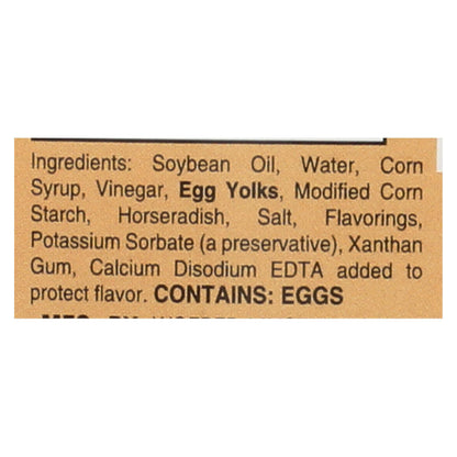 Woeber's Sandwich Pal Smoky Horseradish Sauce, Case of 6, 16 Fl Oz – Bold Flavor for Sandwiches & Dips