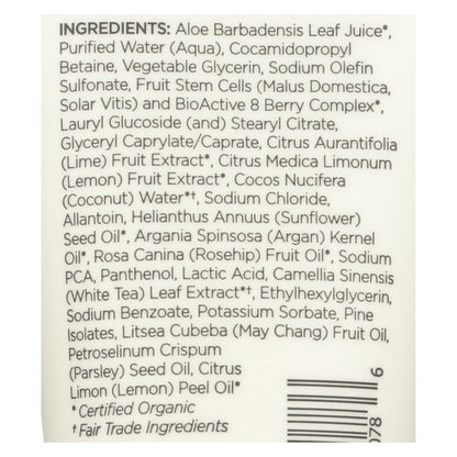 Andalou Naturals Shower Gel Citrus Sunflower Essential Oil Rich (Pack of 6) - 1.7 Fl Oz.