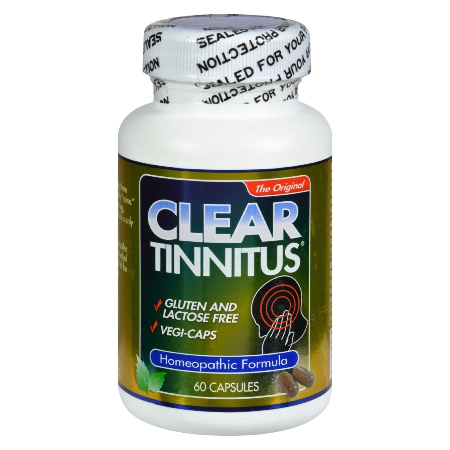 Tinnitus Relief Supplement - Clear Products 60 Capsules