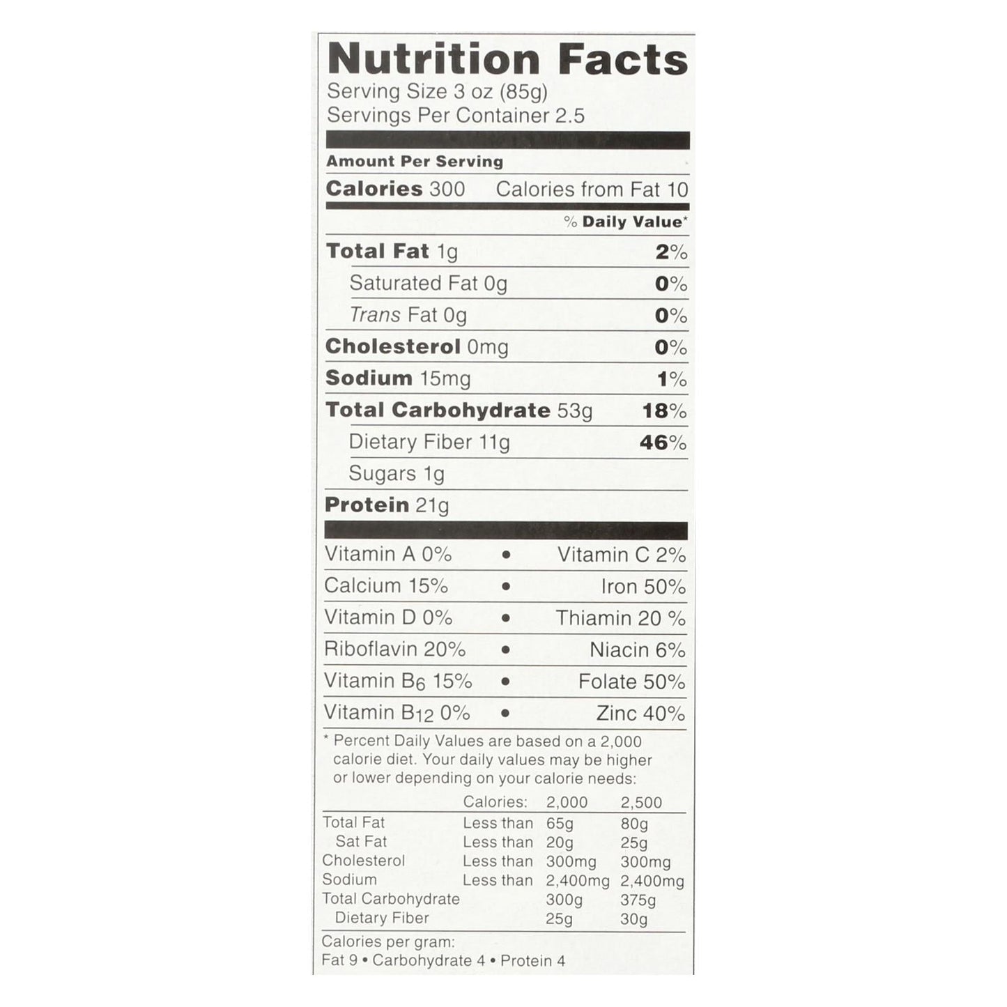 Tolerant Organic Red Lentil Rotini Pasta, 8 Oz. (Pack of 6)