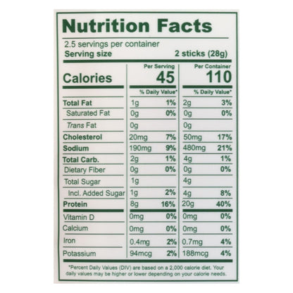 The New Primal Snack Mates Turkey Sticks, 8 Pack, 2.5 Oz. Each