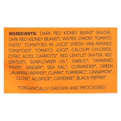 Maya Kaimal Organic Everyday Dal - Kidney Bean, Carrot, Tamarind - 10 Oz. Pack of 6