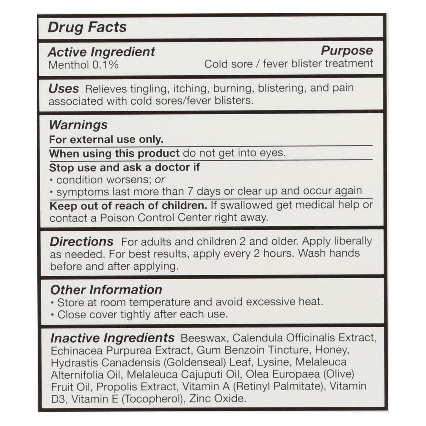 Quantum Super Lysine Plus Cold Sore Treatment (0.25 Oz.)