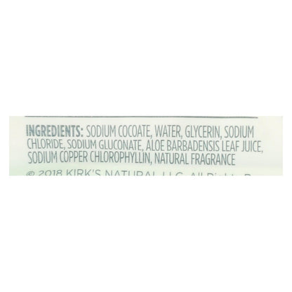 Kirks Natural Coco Castile Aloe Vera Bar Soap - 3 Pack - 0.75 Oz