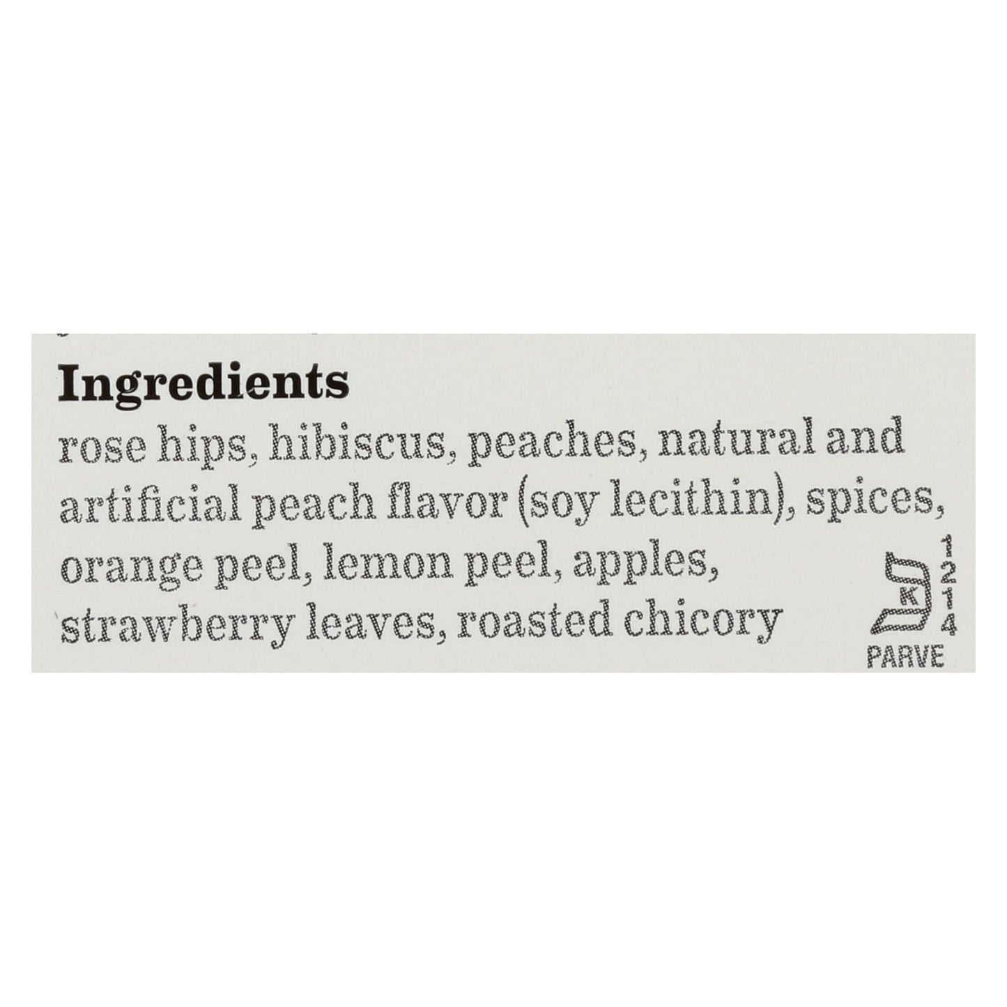 Bigelow Peach Herbal Tea, Caffeine-Free, 20 Tea Bags, Pack of 6
